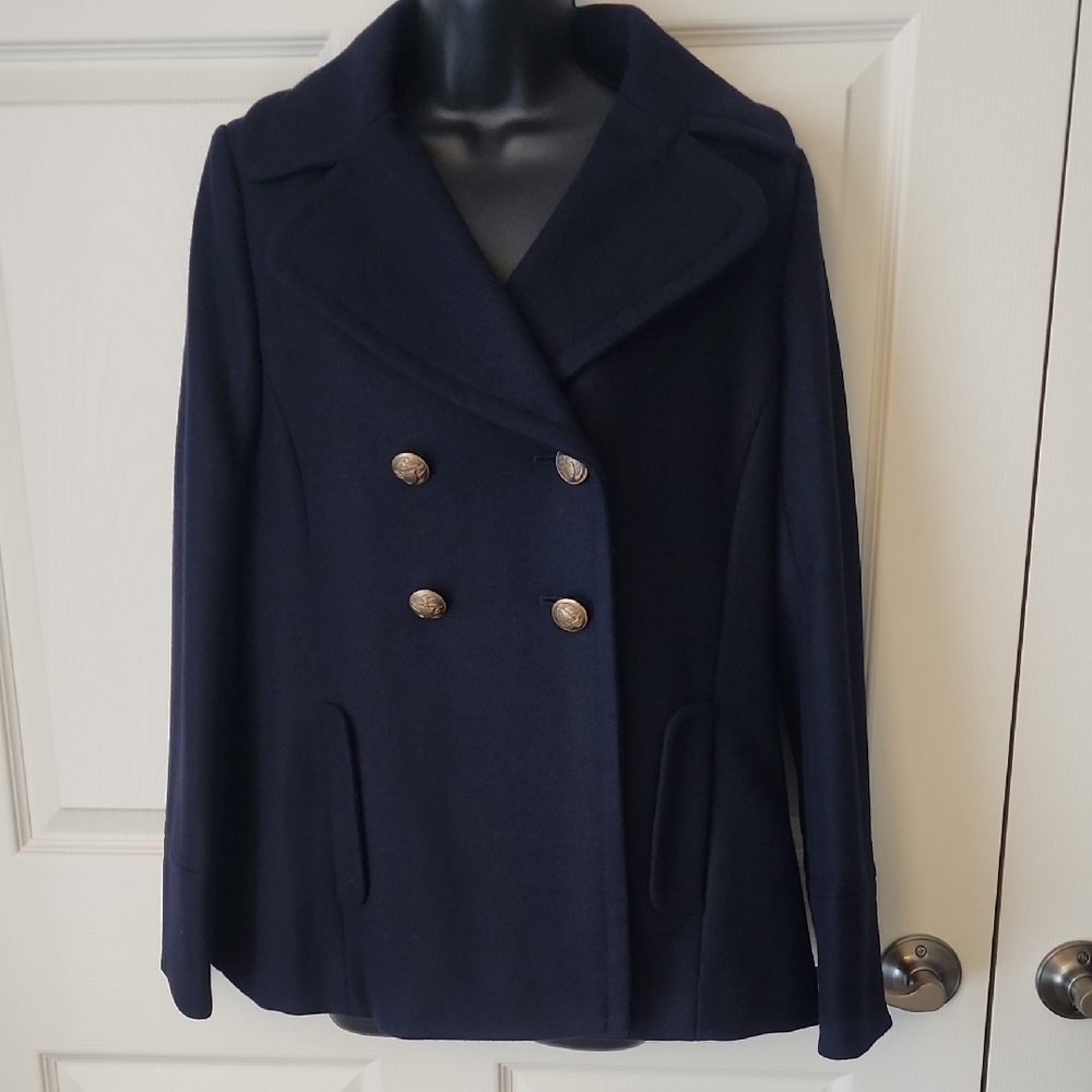 Women's Navy Peacoat